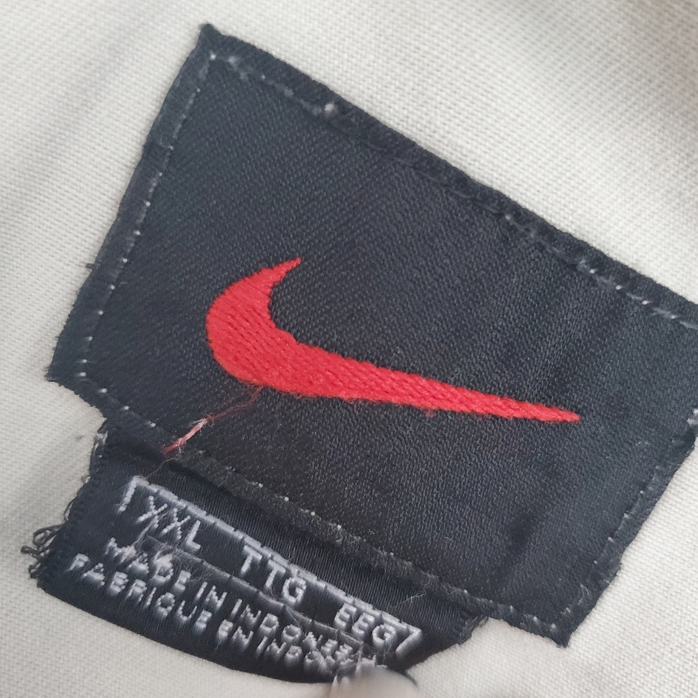 Vintage Nike Half Zip Cotton Pullover Hooded Jacket Mens XXL - Picture 4 of 12